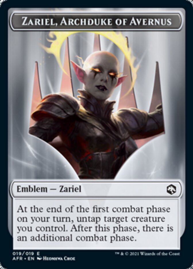 Zariel, Archduke of Avernus Emblem [Dungeons & Dragons: Adventures in the Forgotten Realms Tokens] - Evolution TCG