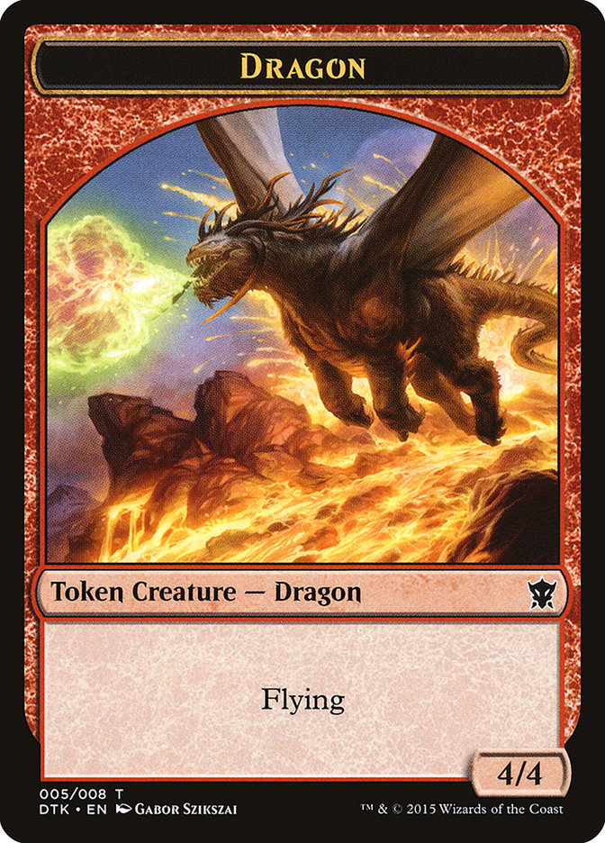 Dragon Token [Dragons of Tarkir Tokens] - Evolution TCG