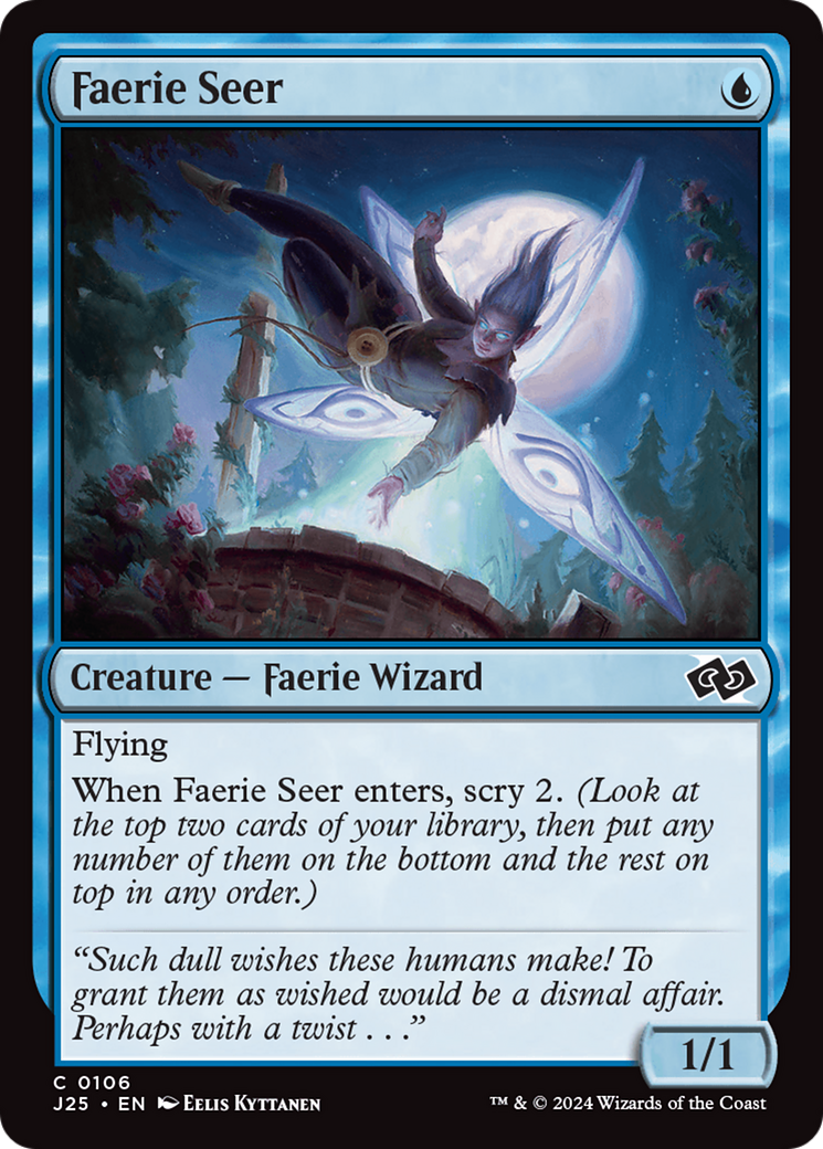 Faerie Seer [Foundations Jumpstart] - Evolution TCG