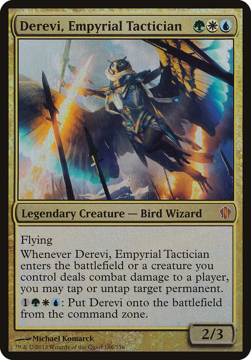 Derevi, Empyrial Tactician (Oversized) [Commander 2013 Oversized] - Evolution TCG