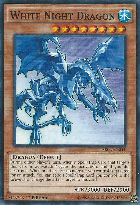 White Night Dragon [SR02-EN011] Common - Evolution TCG