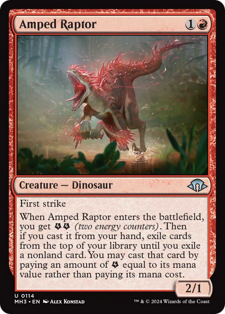 Amped Raptor [Modern Horizons 3] - Evolution TCG