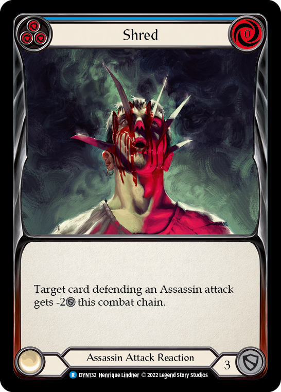 Shred (Blue) [DYN132] (Dynasty) - Evolution TCG
