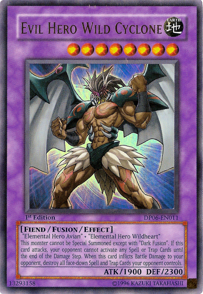 Evil Hero Wild Cyclone [DP06-EN011] Ultra Rare - Evolution TCG