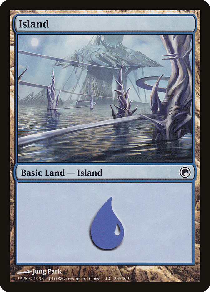 Island (235) [Scars of Mirrodin] - Evolution TCG