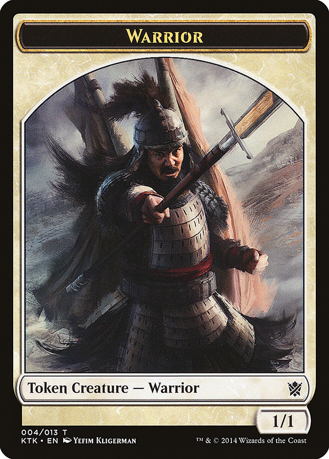 Warrior Token (004/013) [Khans of Tarkir Tokens] - Evolution TCG