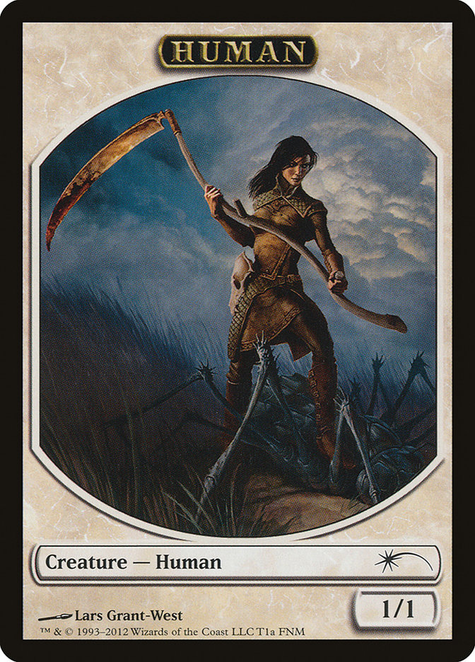 Human // Wolf Double-Sided Token [Friday Night Magic 2012] - Evolution TCG