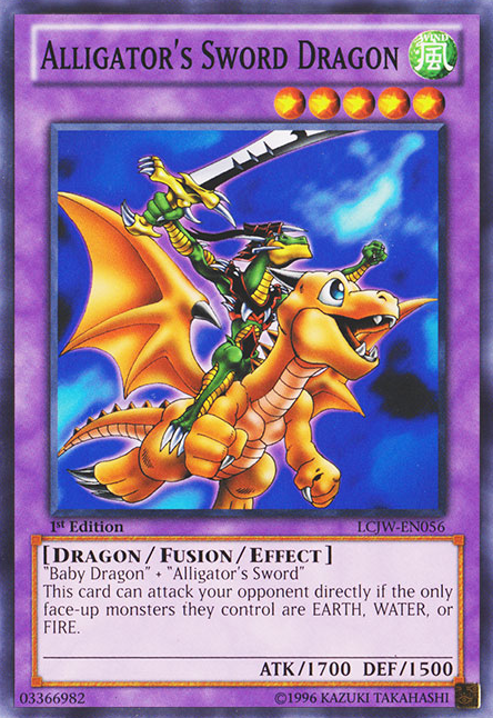 Alligator's Sword Dragon [LCJW-EN056] Common - Evolution TCG
