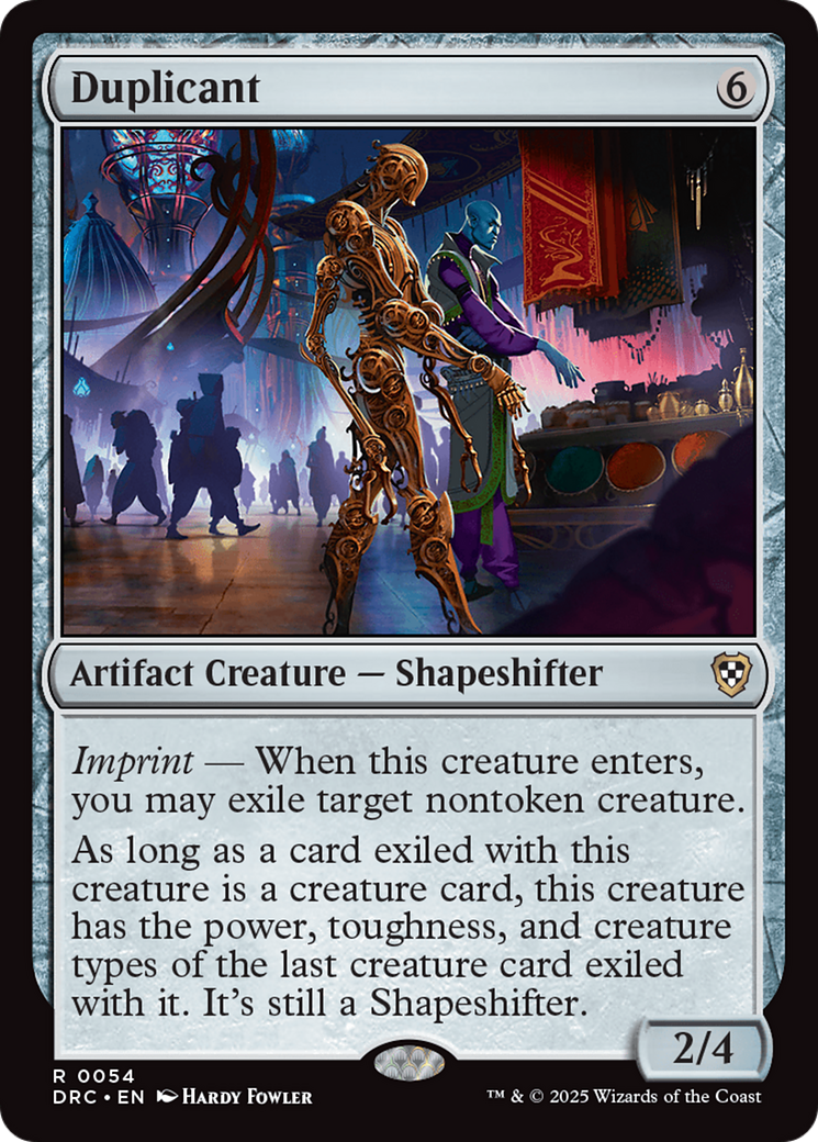 Duplicant [Aetherdrift Commander] - Evolution TCG