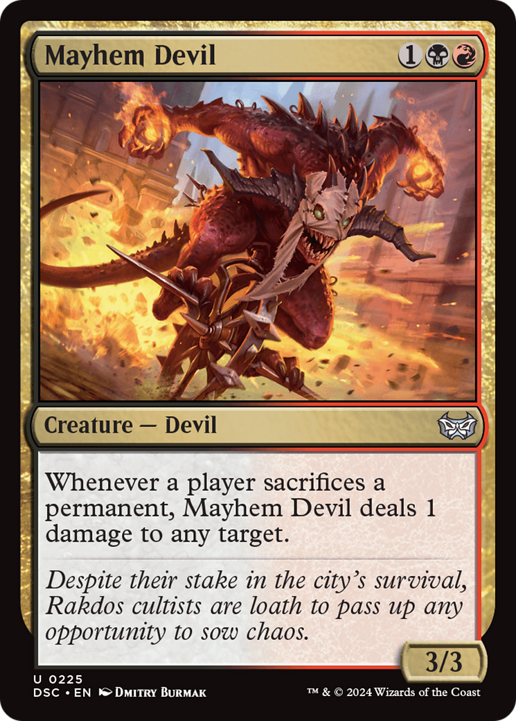 Mayhem Devil [Duskmourn: House of Horror Commander] - Evolution TCG