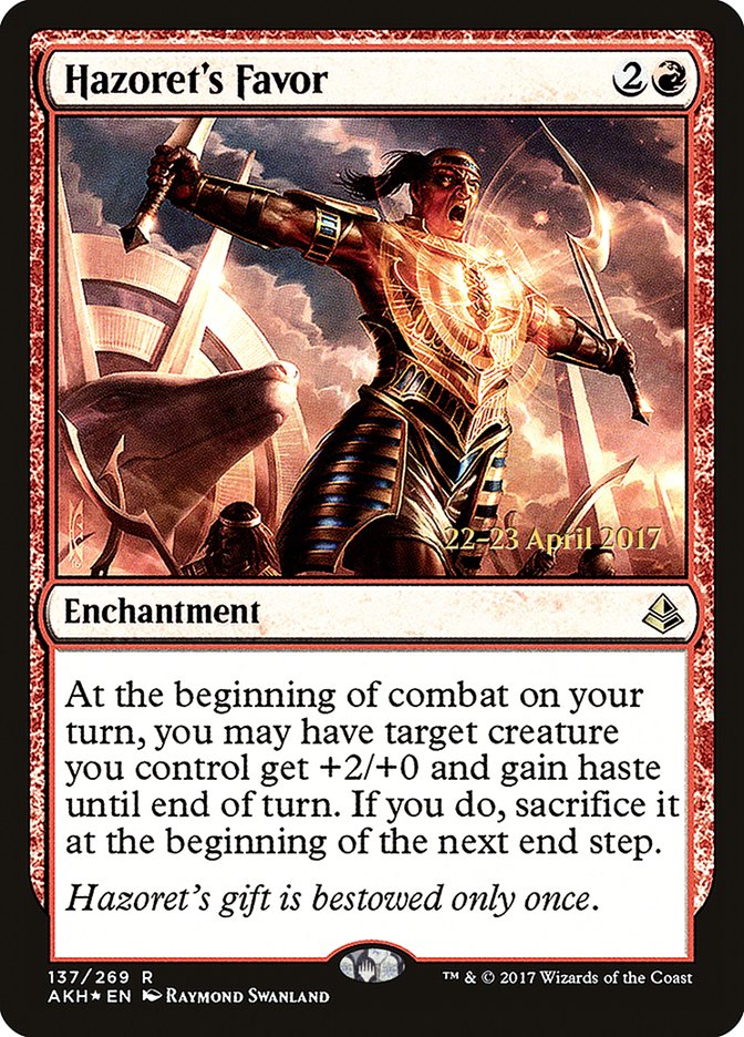 Hazoret's Favor [Amonkhet Prerelease Promos] - Evolution TCG