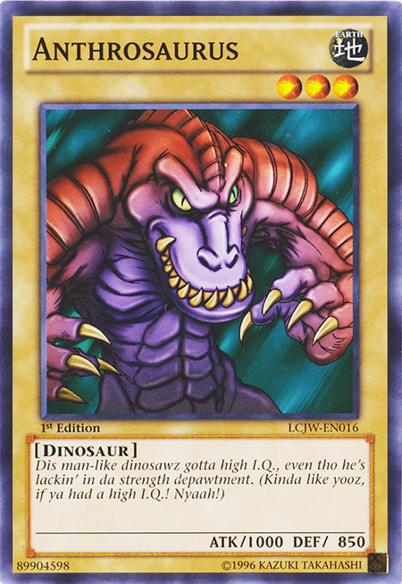 Anthrosaurus [LCJW-EN016] Common - Evolution TCG