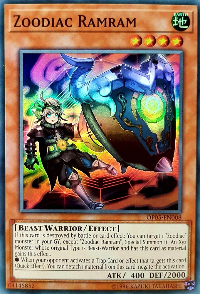 Zoodiac Ramram [OP05-EN008] Super Rare - Evolution TCG