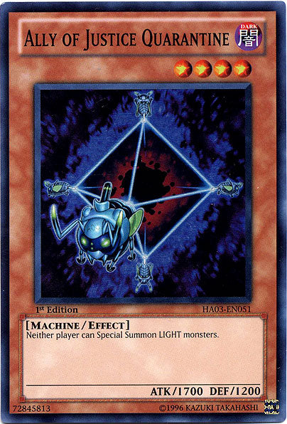 Ally of Justice Quarantine [HA03-EN051] Super Rare - Evolution TCG