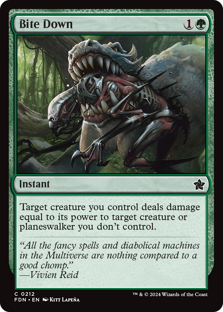 Bite Down [Foundations] - Evolution TCG