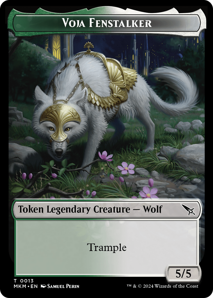Detective // Voja Fenstalker Double-Sided Token [Murders at Karlov Manor Tokens] - Evolution TCG