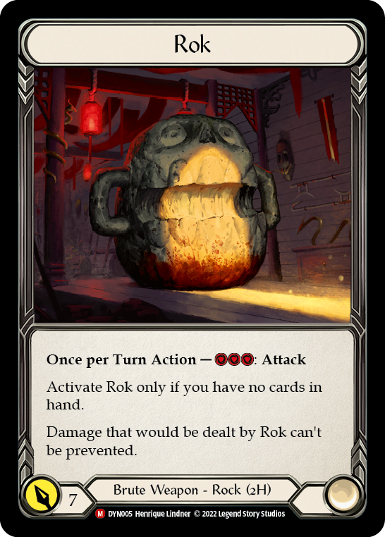 Rok [DYN005] (Dynasty)  Rainbow Foil - Evolution TCG