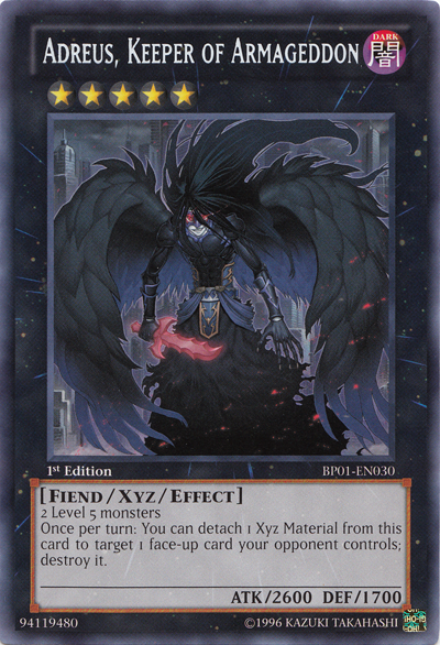 Adreus, Keeper of Armageddon [BP01-EN030] Rare - Evolution TCG