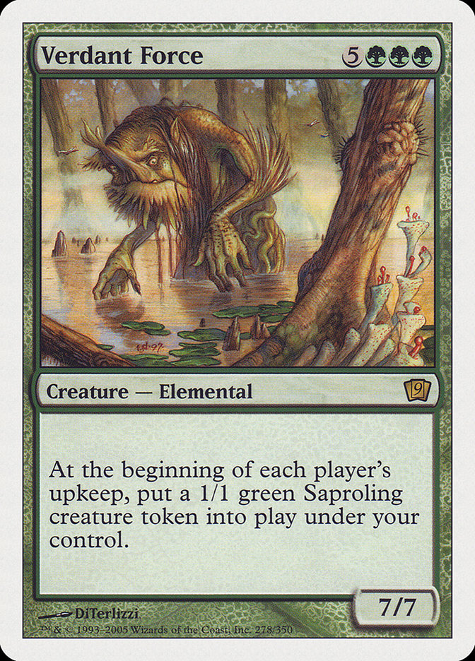 Verdant Force (9th Edition) [Oversize Cards] - Evolution TCG