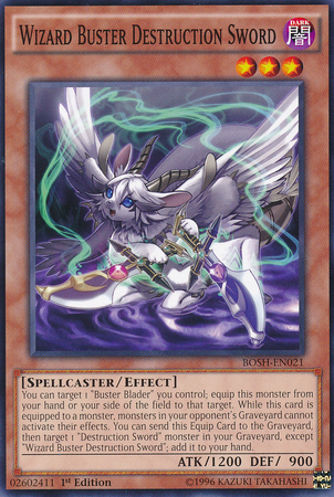 Wizard Buster Destruction Sword [BOSH-EN021] Common - Evolution TCG