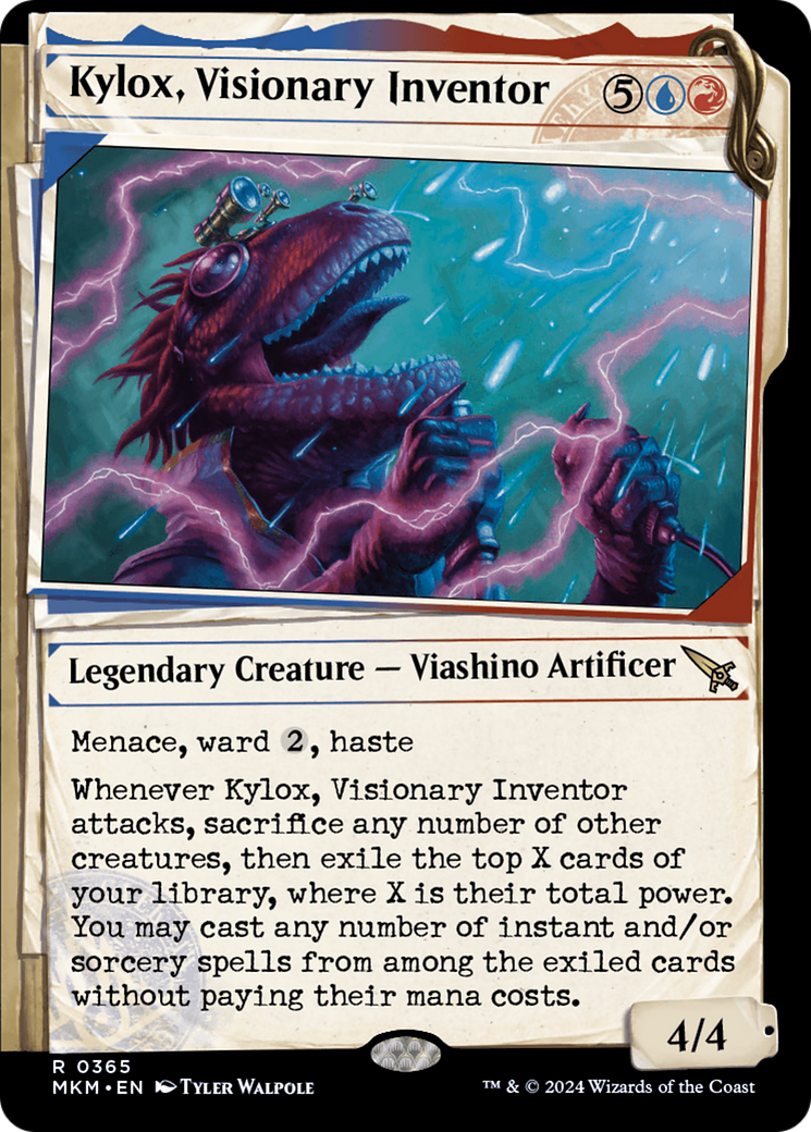 Kylox, Visionary Inventor (Showcase) [Murders at Karlov Manor] - Evolution TCG