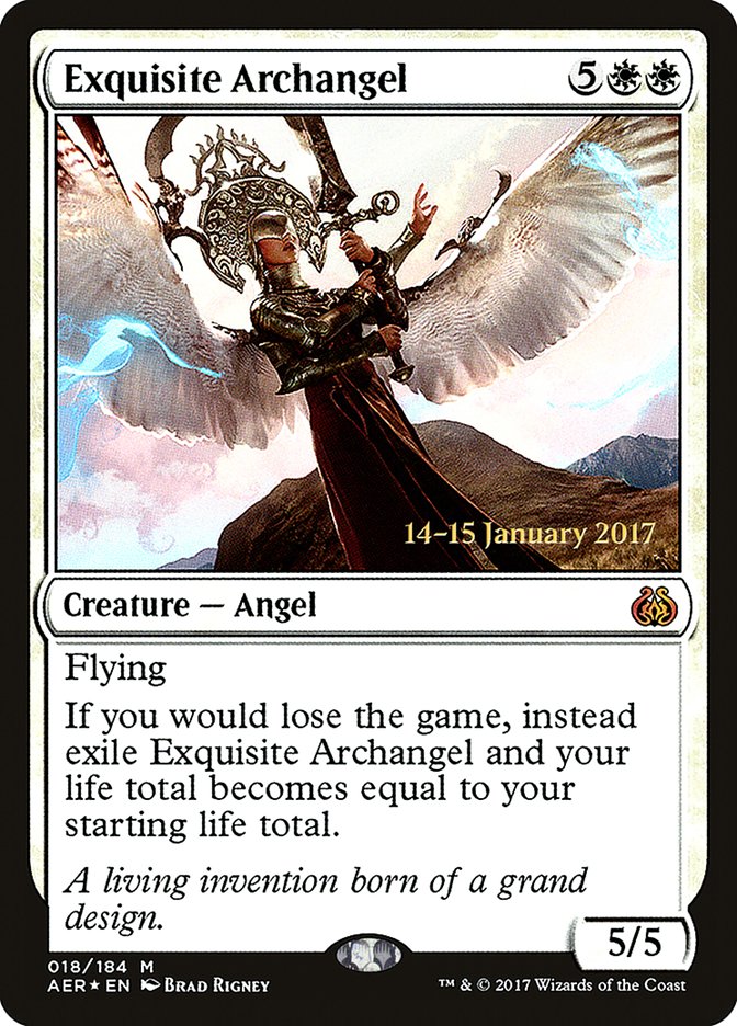 Exquisite Archangel [Aether Revolt Prerelease Promos] - Evolution TCG