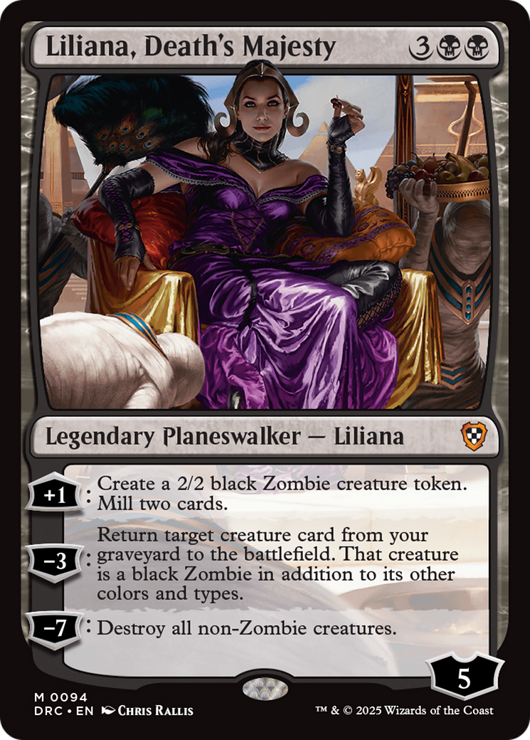 Liliana, Death's Majesty [Aetherdrift Commander] - Evolution TCG