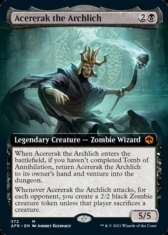 Acererak the Archlich (Extended Art) [Dungeons & Dragons: Adventures in the Forgotten Realms] - Evolution TCG