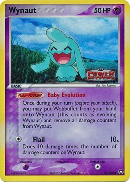 Wynaut (70/108) (Stamped) [EX: Power Keepers] - Evolution TCG