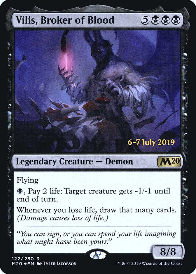 Vilis, Broker of Blood [Core Set 2020 Prerelease Promos] - Evolution TCG