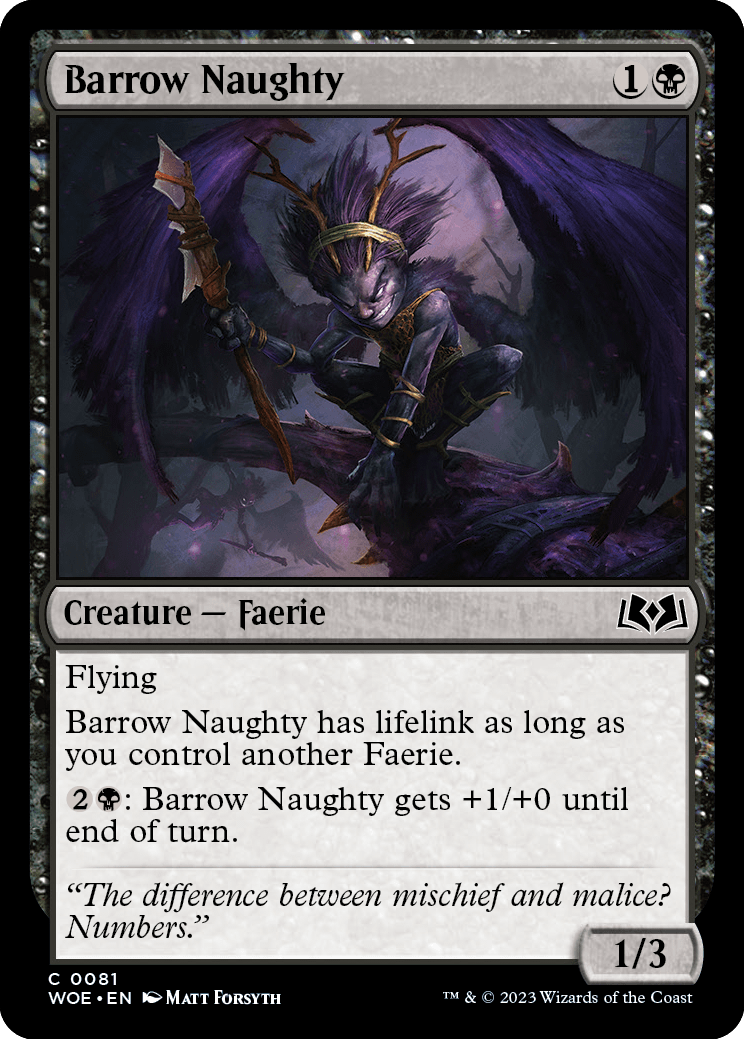 Barrow Naughty [Wilds of Eldraine] - Evolution TCG