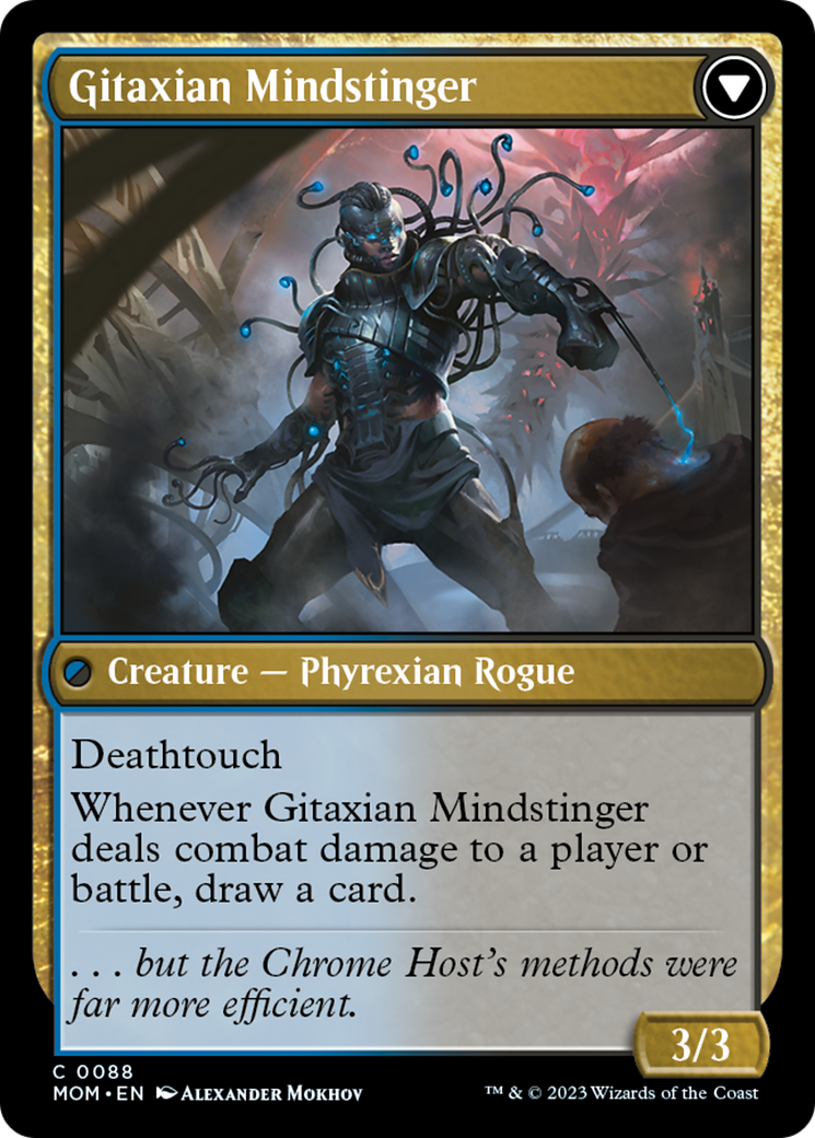 Aetherblade Agent // Gitaxian Mindstinger [March of the Machine] - Evolution TCG