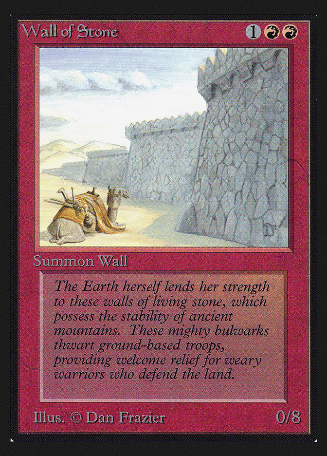 Wall of Stone [International Collectors' Edition] - Evolution TCG