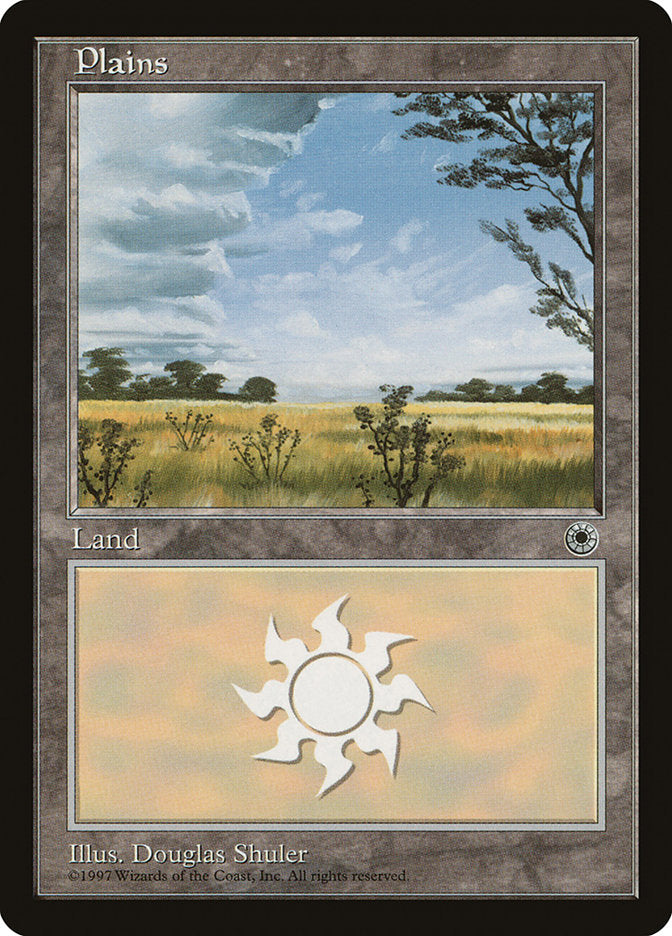 Plains (No Flowers / Four Berry Bushes) [Portal] - Evolution TCG