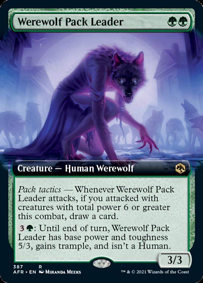 Werewolf Pack Leader (Extended Art) [Dungeons & Dragons: Adventures in the Forgotten Realms] - Evolution TCG