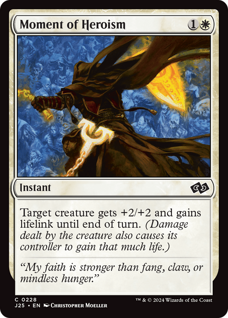 Moment of Heroism [Foundations Jumpstart] - Evolution TCG