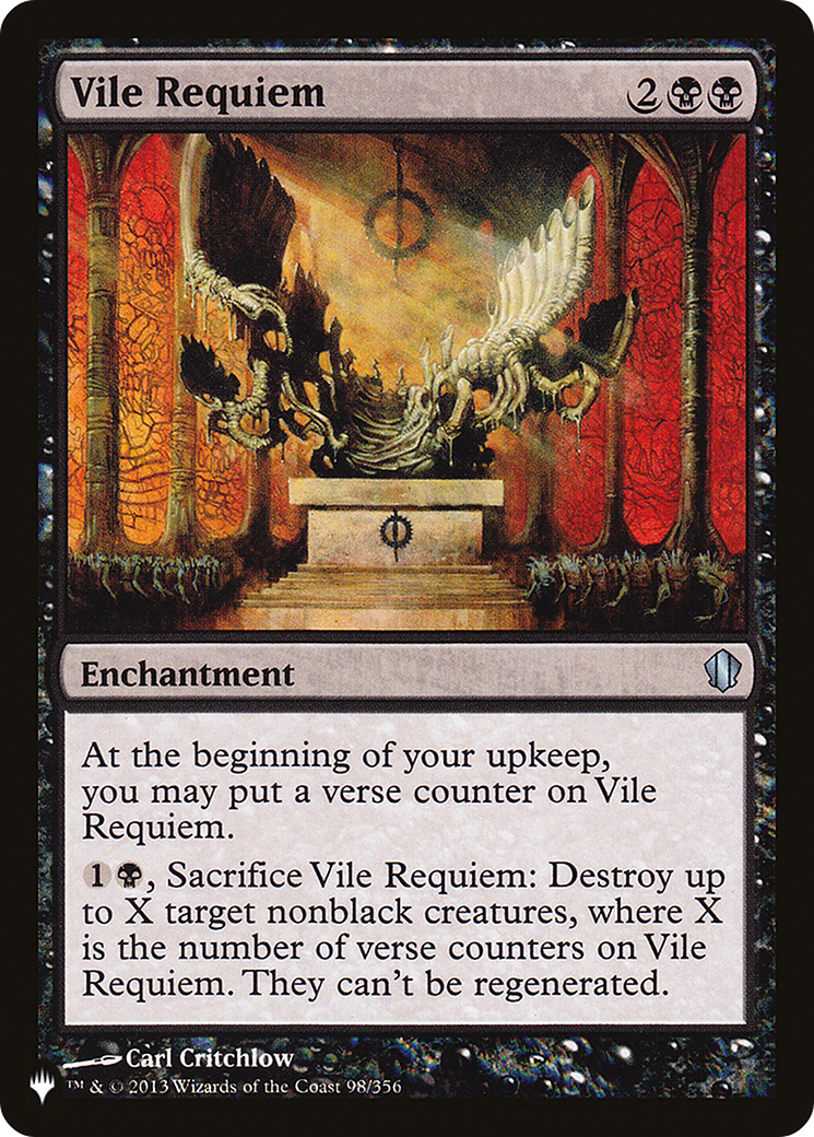 Vile Requiem [The List] - Evolution TCG