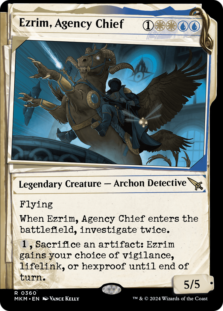 Ezrim, Agency Chief (Showcase) [Murders at Karlov Manor] - Evolution TCG