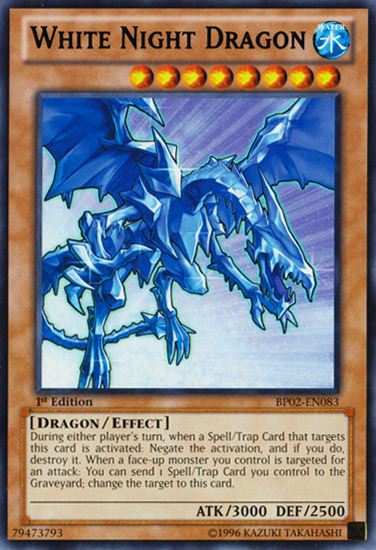 White Night Dragon [BP02-EN083] Rare - Evolution TCG