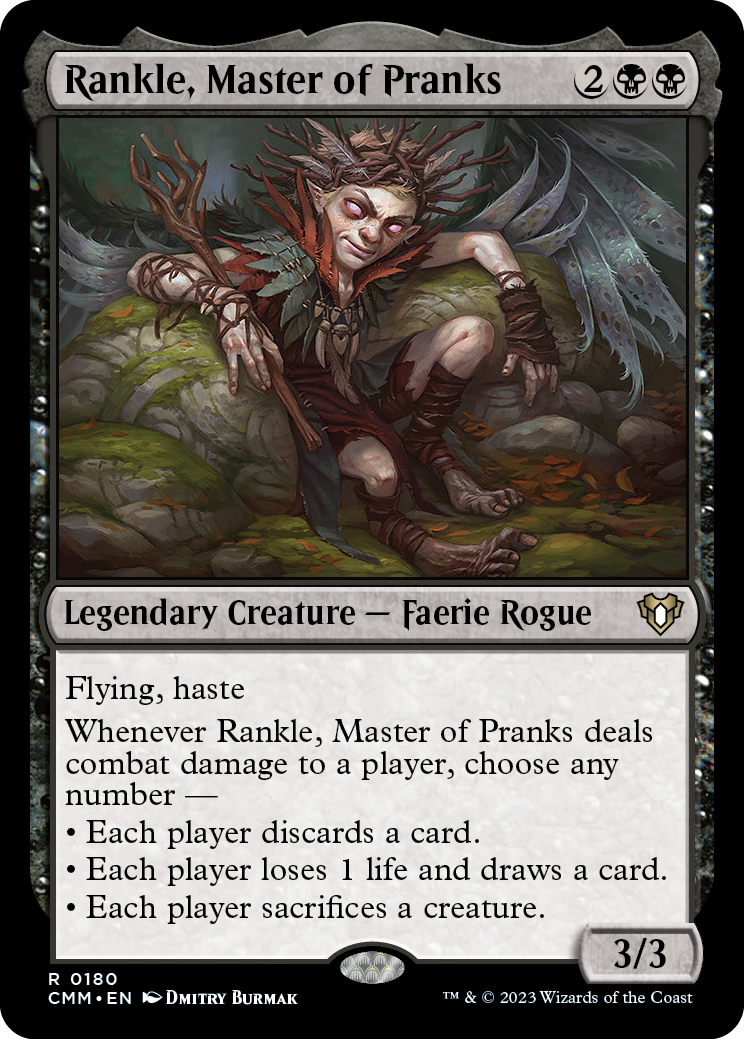 Rankle, Master of Pranks [Commander Masters] - Evolution TCG