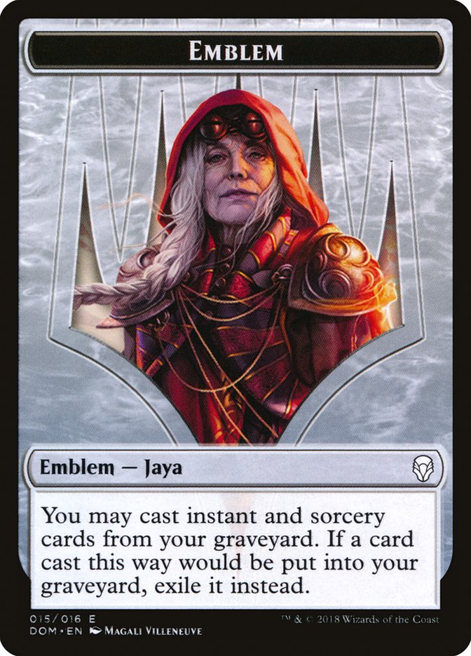 Jaya Ballard Emblem [Dominaria Tokens] - Evolution TCG