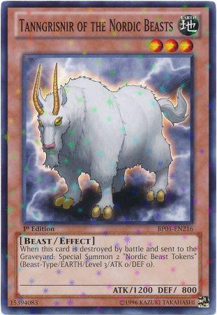 Tanngrisnir of the Nordic Beasts [BP01-EN216] Starfoil Rare - Evolution TCG