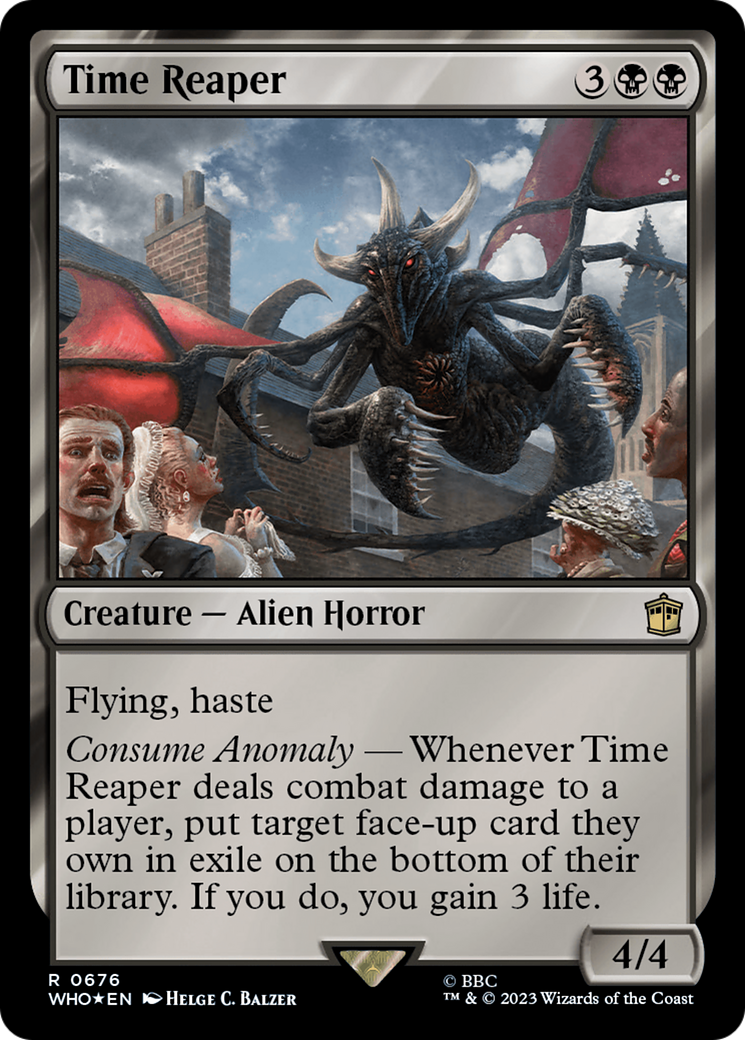 Time Reaper (Surge Foil) [Doctor Who] - Evolution TCG