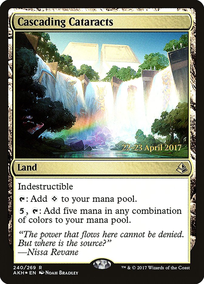 Cascading Cataracts [Amonkhet Prerelease Promos] - Evolution TCG