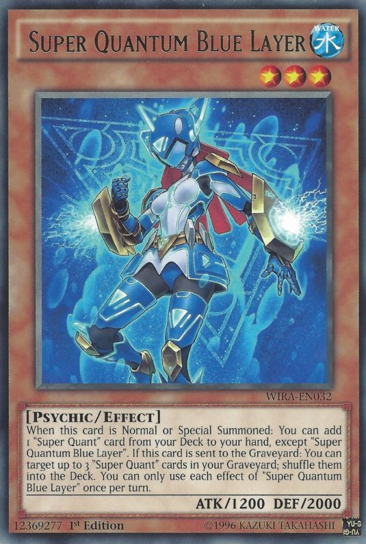 Super Quantum Blue Layer [WIRA-EN032] Rare - Evolution TCG