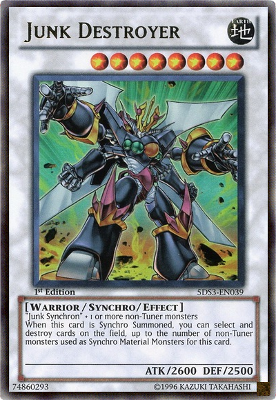 Junk Destroyer [5DS3-EN039] Ultra Rare - Evolution TCG