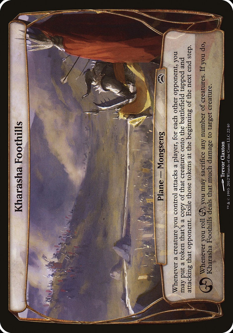Kharasha Foothills (Planes) [Planechase 2012 Planes] - Evolution TCG