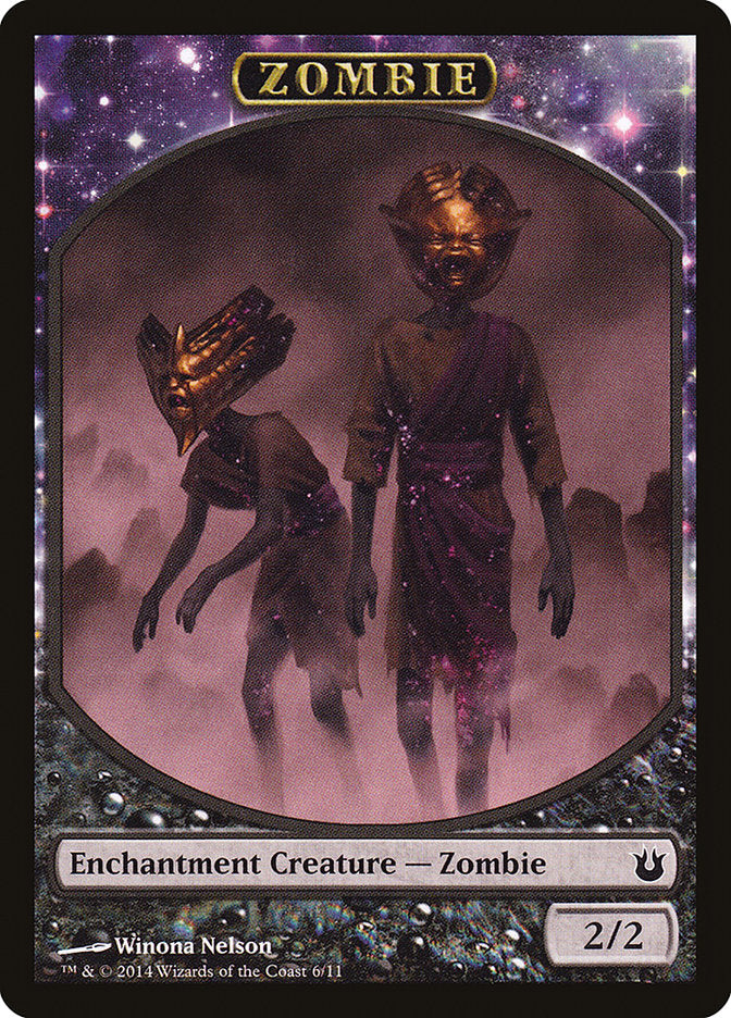 Zombie Token [Born of the Gods Tokens] - Evolution TCG