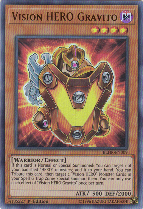 Vision Hero Gravito [BLHR-EN009] Ultra Rare - Evolution TCG