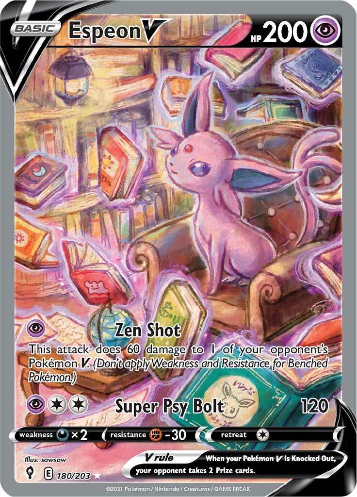 Espeon V (180/203) [Sword & Shield: Evolving Skies] - Evolution TCG